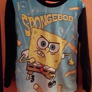 Boy's Sponge Bob Pajama Shirt Size 8